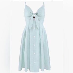 Tie Front Midi Dress